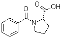 structure of CAS# 195719-48-3, 1-Benzoyl-Proline;1-BENZOYL-PYRROLIDINE-2-CARBOXYLIC ACID