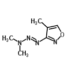 CAS#: 195734-20-4， 3-[(1E)-3,3-Dimethyl-1-Triazen-1-Yl]-4-Methyl-1,2-Oxazole