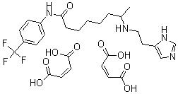 CAS#: 195867-54-0， 6-[2-(4-Imidazolyl)Ethylamino]-N-(4-Trifluoromethylphenyl)Heptanecarboxamide Dimaleate