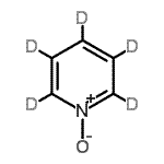 structure of CAS# 19639-76-0, (<Sup>2</Sup>H<Sub>5</Sub>)Pyridine 1-Oxide;Pyridine-d5 N-oxide;Pyridine-N-oxide-d5;520543_ALDRICH