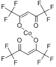structure of CAS# 19648-83-0, (T-4)-Bis(1,1,1,5,5,5-Hexafluoro-2,4-Pentanedionato)-Cobalt