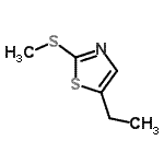 CAS#: 196500-11-5， 5-Ethyl-2-Methylsulfanyl-Thiazole
