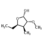 CAS#: 196615-54-0， (2S,3R,4S,5R)-5-Ethyl-3-Methoxy-4-Methyltetrahydro-2-Furanol
