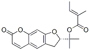 CAS#: 19662-71-6， 2-[(2S)-7-Oxo-2,3-dihydrofuro[4,5-g]chromen-2-yl]propan-2-yl (E)-2-methylbut-2-enoate