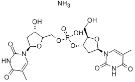 CAS#: 1969-54-6， Thymidylyl(3'->5')Thymidine Ammonium Salt