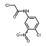 structure of CAS# 196935-03-2, 2-Chloro-N-(4-Chloro-3-Nitrophenyl)Acetamide;2-Chloro-N-(4-chloro-3-nitrophenyl)acetamide;ACETAMIDE,2-CHLORO-N-(4-CHLORO-3-NITROPHENYL)-;MFCD00157377