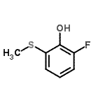 CAS#: 197149-26-1， 2-Fluoro-6-(Methylsulfanyl)Phenol