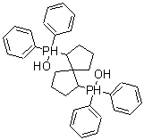 结构式 CAS# 197159-86-7, P,P-二苯基-亚膦酸 P,P'-(1R,6R)-螺[4.4]壬烷-1,6-二基酯