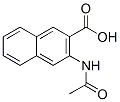 structure of CAS# 19717-59-0, 3-(Acetylamino)-2-Naphthoic Acid;3-Acetamido-2-Naphthalenecarboxylate;3-Acetamido-2-Naphthoate;Zinc04218992