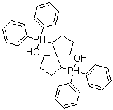 structure of CAS# 197252-01-0, P,P-Diphenyl-Phosphinous Acid P,P'-(1S,6S)-Spiro[4.4]Nonane-1,6-Diyl Ester;1S,5S,6S-(-)-1,6-Bis(Diphenylphosphinoxy)Spiro[4.4]Nonane  Application:  Asymmetric  Hydrogenation Storen2ar;1S,5S,6S-(-)-1,6-Bis(Diphenylphosphinoxy)Spiro[4.4]Nonane,Min.95%CTH-(S)-Spirop;1S,5S,6S-(-)-1,6-Bis(Diphenylphosphinoxy)Spiro4.4Ünonane, CTH-(S)-Spirop, 95%