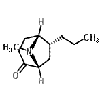 CAS#: 197588-52-6， (1R,5R,6R)-8-Methyl-6-Propyl-8-Azabicyclo[3.2.1]Octan-2-One