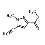 CAS#: 19762-23-3， Methyl 5-Ethynyl-1-Methyl-1H-Pyrazole-3-Carboxylate