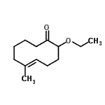 CAS#: 197715-75-6， (5E)-2-Ethoxy-6-Methyl-5-Cyclodecen-1-One