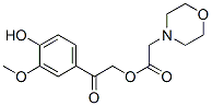 CAS#: 19779-55-6， [2-(4-Hydroxy-3-Methoxy-Phenyl)-2-Oxo-Ethyl] 2-Morpholin-4-Ylacetate