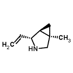CAS#: 198015-94-0， (1R,4R,5S)-1-Methyl-4-Vinyl-3-Azabicyclo[3.1.0]Hexane