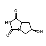 CAS#: 198084-54-7， (6R)-6-Hydroxytetrahydro-1H-Pyrrolo[1,2-c]Imidazole-1,3(2H)-Dione