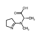 CAS#: 198198-32-2， N-(3,4-Dihydro-2H-Pyrrol-5-Yl)-N-Methyl-L-Alanine