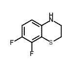 CAS#: 198278-55-6， 7,8-Difluoro-3,4-Dihydro-2H-1,4-Benzothiazine