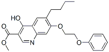 CAS#: 19828-70-7， 6-Butyl-4-Hydroxy-3-Methoxycarbonyl-7-beta-Phenoxyethoxyquinoline