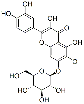CAS#: 19833-25-1， 2-(3,4-Dihydroxyphenyl)-7-(beta-D-Glucopyranosyloxy)-3,5-Dihydroxy-6-Methoxy-4H-1-Benzopyran-4-One
