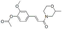 CAS#: 19856-72-5， [2-Methoxy-4-[(E)-3-(2-Methylmorpholin-4-Yl)-3-Oxo-Prop-1-Enyl]Phenyl] Acetate