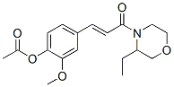 CAS#: 19856-74-7， 3-Ethyl-4-(4-Acetoxy-3-Methoxycinnamoyl)Morpholine