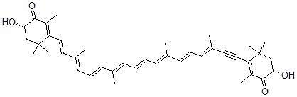 CAS#: 19866-02-5， (3S,3'S)-7,8-Didehydroastaxanthin