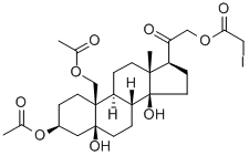 CAS#: 19886-64-7， 3-beta,5,14,19,21-Pentahydroxy-5-beta,14-beta-pregnan-20-one 3,19-diacetate 21-(iodoacetate)