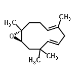 CAS#: 19888-33-6， (1R,4E,7E,11R)-1,5,9,9-Tetramethyl-12-Oxabicyclo[9.1.0]Dodeca-4,7-Diene