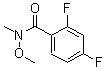 CAS#: 198967-25-8， 2,4-Difluoro-N-Methoxy-N-Methylbenzamide