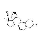 CAS#: 19914-67-1， (8R,13S,17R)-13-Ethyl-17-Ethynyl-17-Hydroxy-1,2,4,6,7,8,9,11,12,13,14,15,16,17-Tetradecahydro-3H-Cyclopenta[a]Phenanthren-3-One