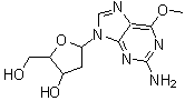 CAS#: 19916-77-9， 9-(2-Deoxypentofuranosyl)-6-Methoxy-9H-Purin-2-Amine