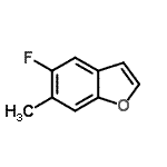 CAS 登录号：199391-67-8， 5-氟-6-甲基-1-苯并呋喃