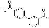 structure of CAS# 199678-04-1, 3'-Acetyl-4-Biphenylcarboxylic Acid;3'-(TRIFLUOROMETHYL)[1,1'-BIPHENYL]-2-CARBALDEHYDE;3'-[1,3]DIOXOLAN-2-YL-3-FLUORO-BIPHENYL-4-YLAMINE;3'-Acetyl[1,1'-biphenyl]-4-carboxylic acid