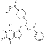 CAS#: 19977-14-1， 4-(2-Benzoyloxy-3-(1,3-Dimethyl-7-Xanthinyl)Propyl)-1-Piperazinecarboxylic Acid Ethylester