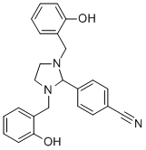 CAS#: 20063-36-9， 1,3-Bis(2-Hydroxybenzyl)-2-(4-Cyanophenyl)-Imidazolidine
