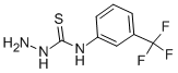 structure of CAS# 20069-30-1, N-[3-(Trifluoromethyl)Phenyl]-Hydrazinecarbothioamide;Zinc00167746;Maybridge1_000964;Btb 05094