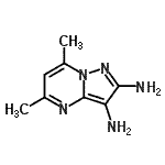 CAS#: 200884-04-4， 5,7-Dimethylpyrazolo[1,5-a]Pyrimidine-2,3-Diamine