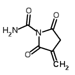 CAS#: 201044-12-4， 3-Methylene-2,5-Dioxo-1-Pyrrolidinecarboxamide