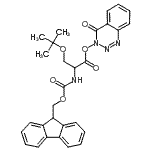 CAS#: 201210-27-7， 4-Oxo-1,2,3-Benzotriazin-3(4H)-Yl N-[(9H-Fluoren-9-Ylmethoxy)Carbonyl]-O-(2-Methyl-2-Propanyl)Serinate