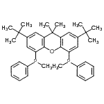 CAS#: 201226-88-2， [9,9-Dimethyl-2,7-Bis(2-Methyl-2-Propanyl)-9H-Xanthene-4,5-Diyl]Bis[Methyl(Phenyl)Phosphine]