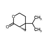 CAS 登录号：201472-65-3， (1S)-6-异丙基-3-氧杂双环[4.1.0]庚烷-2-酮