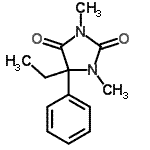 CAS#: 201606-44-2， 5-Ethyl-1,3-Dimethyl-5-Phenyl-2,4-Imidazolidinedione