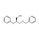 structure of CAS# 20196-71-8, (2S)-3-(Benzyloxy)-2-Phenoxy-1-Propanol