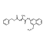 CAS#: 201982-94-7， Benzyl {(2S)-1-[(4-Methoxy-2-Naphthyl)Amino]-1-Oxo-2-Propanyl}Carbamate