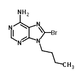 CAS#: 202136-43-4， 8-Bromo-9-Butyl-9H-Purin-6-Amine