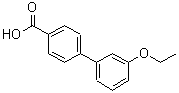 结构式 CAS# 202208-73-9, 3'-乙氧基-4-联苯基羧酸