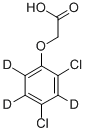 structure of CAS# 202480-67-9, (4,6-Dichlorophenoxy-2,3,5-D3)-Acetic Acid