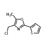 CAS#: 202595-63-9， 4-(Chloromethyl)-5-Methyl-2-(2-Thienyl)-1,3-Oxazole
