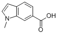 structure of CAS# 202745-73-1, 1-Methyl-1H-Indole-6-carboxylic Acid;1-Methyl-1H-Indole-6-Carboxylic Acid(SALTDATA: FREE);1-Methyl-1H-Indole-6-Carboxylic Acid 97%;1-METHYL-1H-INDOLE-6-CARBOXYLIC ACID 97